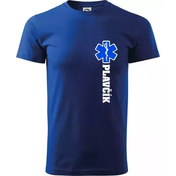 Hvězda života - Plavčík - Triko extra velké (5-8XL) - 6XL ( Královská modrá )