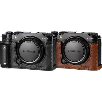SmallRig 4880 Camera Leather Half Case Kit for FUJIFILM X-M5 Brown