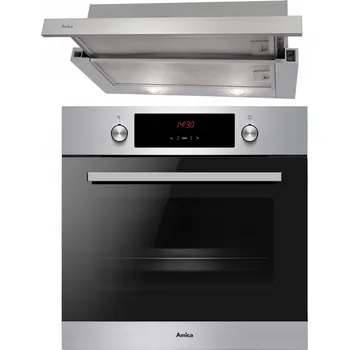 Digestoř Sada Amica Trouba MEB6521 FINE 65L + Výsuvný odsavač par OTP6243I INOX