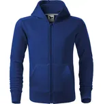 MALFINI Dětská mikina s vlastním potiskem Malfini Trendy Zipper královská modrá 122 cm/6 let