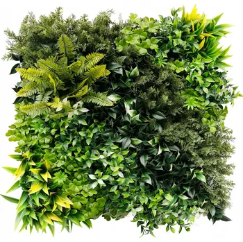 Rohožka Umělá Zelená Stěna Rohož Kryt na Balkon Rohož Zeleň Les UV 50 x 50 cm