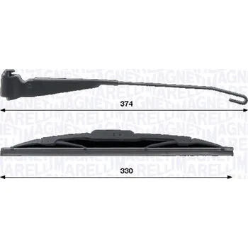 Stěrač Stěrač-sada, čištění oken MAGNETI MARELLI 000723180435