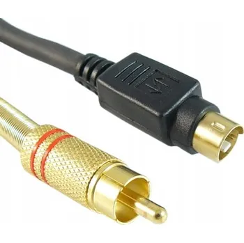 Audio kabel Kabel SVHS S-VIDEO 4pin na RCA, 15 m, HQ (Vysoká Kvalita)