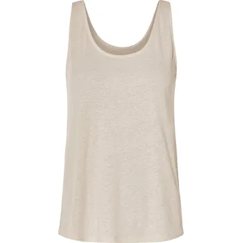 esmara® Dámský lněný top (béžová, L(44/46))