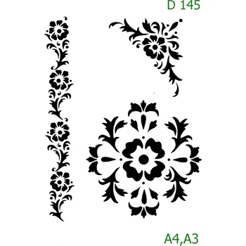 Šablona D 145 - A3 , Nelepící folie