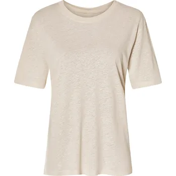 esmara® Dámské lněné triko (béžová, L(44/46))
