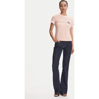 Pánské tričko Guess T-Shirt V5YI01 J1314 Růžová Regular Fit XL