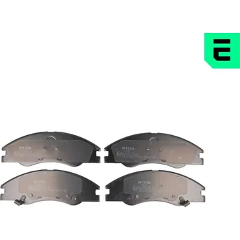 Brzdová destička Sada brzdových destiček, vždy 4 kusy v sadě OPTIMAL BP-12260