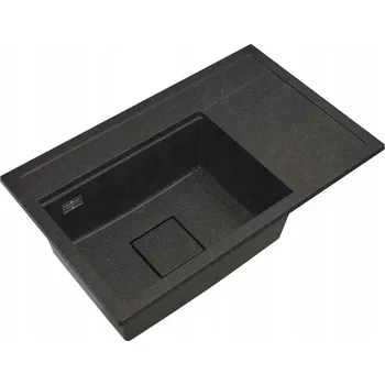 Granitový dřez Jednokomorový granitový dřez Gamma černý