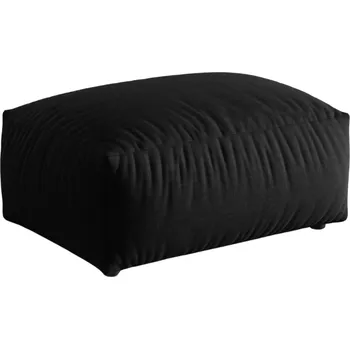 Taburet Micadoni Černá podnožka Martina 95 x 65 cm