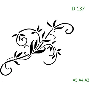 Šablona D 137 - A4 , Lepící fólie