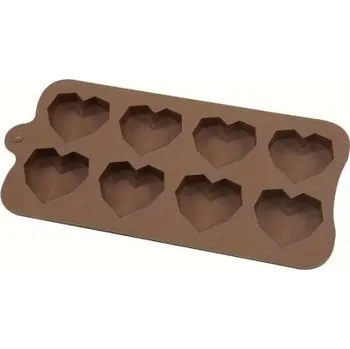 Hračka pro psa Silikonová forma na pečení ve tvaru diamantového srdce KRMIMMASEM.CZ TEKM100
