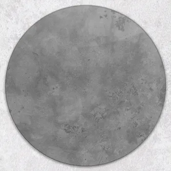 Kuchyňské prkénko Kulaté kuchyňské skleněné prkénko z tvrzeného skla s motivem betonu fi 40 cm