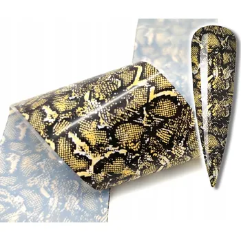 Fólie na nehty - Transferová fólie 10cm x 4cm - Had