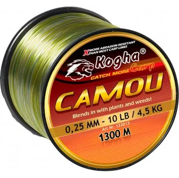 Kogha vlasec Carp Camou zeleno-hnědý 0.35mm 20lb 950m