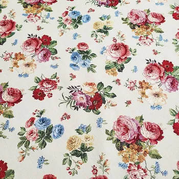 BYTEMA Gobelínová látka ROMANTICKÁ RŮŽE šíře 280 cm