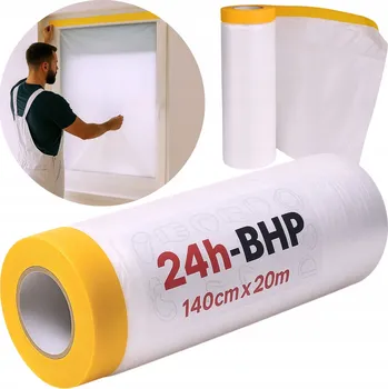 Stavební fólie MALOVACÍ Fólie ochranná fólie ANTI-FLAP MASKA RYCHLOLEPÍCÍ páska 140 Cm / 20m