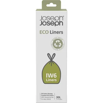 Drogerie Sáčky do odpadkového koše TOTEM MAX IW6 ECO LINERS 30134 30 l, 20 ks, extra pevné, Joseph Joseph - doprava zdarma od 2999 Kč