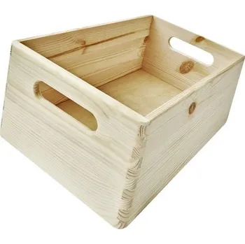 Obraz Dřevěná bedýnka Hard Head 8 l, 13,5 x 20 x 30 cm