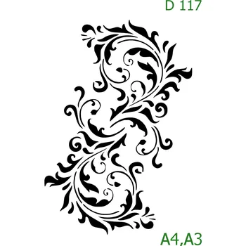 Šablona D 117 - A4 , Lepící fólie