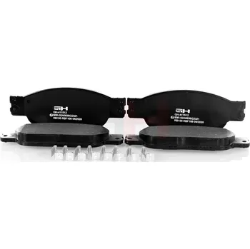 Brzdová destička Sada brzdových destiček, vždy 4 kusy v sadě GH GH-411512