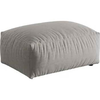 Taburet Micadoni Světle šedá podnožka Martina 95 x 65 cm