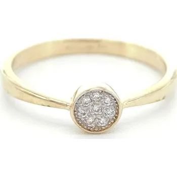 Prsten Zlatý prsten se zirkonem 1,90g