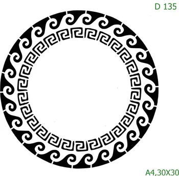 Šablona D 135 - 30 x 30 cm , Nelepící folie