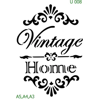 Šablona U 009 - A3 , Lepící fólie