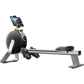 Kardio stroj KUBIsport 05-BR3000K-CRN Veslovací trenažer bezdrátový samonapájecí s bluetooth černý + Sportovní taška v hodnotě 490,-