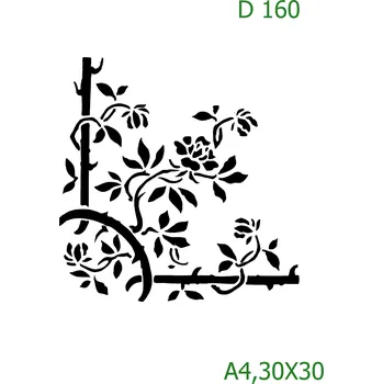 Šablona D 160 - A4 , Lepící fólie