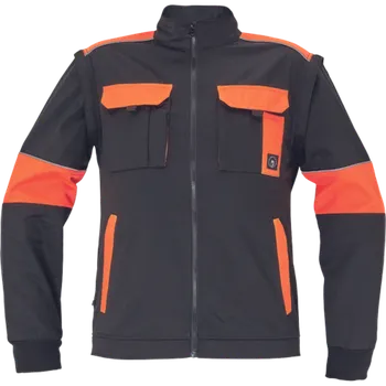 pracovní bunda Cerva Bunda pracovní MAX VIVO pánská černá/oranžová 64