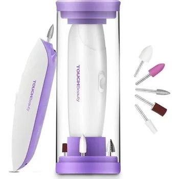 Profesionální vrtačka na nehty, elektrická sada na manikúru a pedikúru TOUCHBeauty 5 v 1, LED