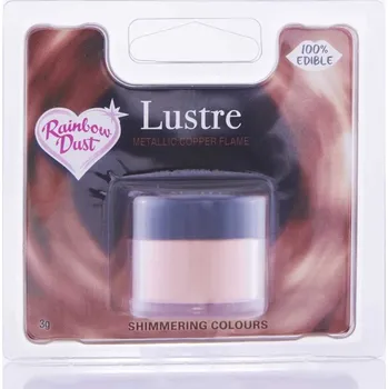 Lustre Metalic copper flame prachová barva Rainbow Dust