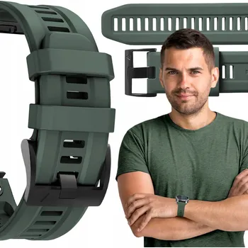 Řemínek na hodinky Řemínek ChronSmarta pro Garmin 26mm, zelený