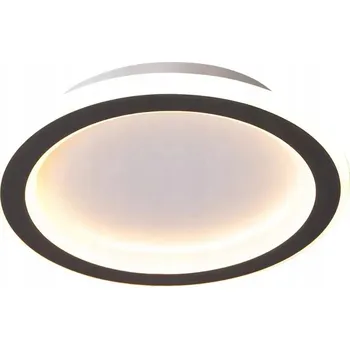 STROPNÍ SVÍTIDLO STROPNÍ SVÍTIDLO LED LUSTR RING KULATÝ ČERNÁ BÍLÁ STUDENÁ 21CM