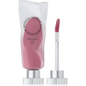 Rtěnka MUZIGAE MANSION Objet Water matná hydratační tekutá rtěnka odstín 003 Posh 5.8 ml