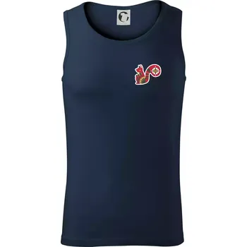 Pánské termoprádlo Folklor na prsu veverka - Tílko pánské Core - 2XL ( Námořní modrá (velmi tmavá - téměř černá) )