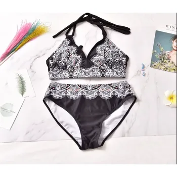 Kalhotky Dámské dvoudílné plavky Lyda Velikosti XS-XXL: 5XL Nové zboží