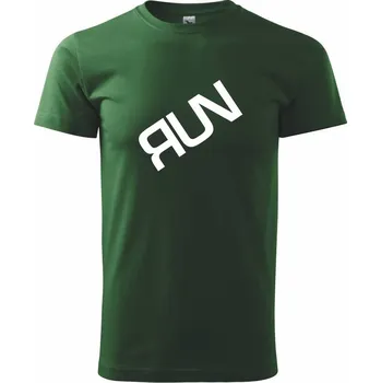 Pánské tričko Run - Triko extra velké (5-8XL) - 6XL ( Lahvově zelená )