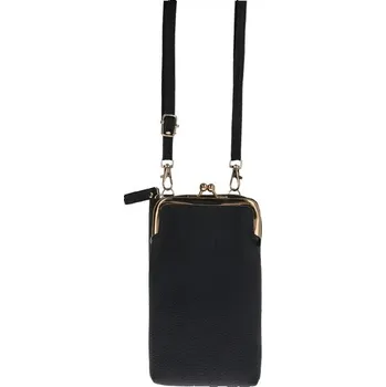 Peneženka na telefon 2v1, černá