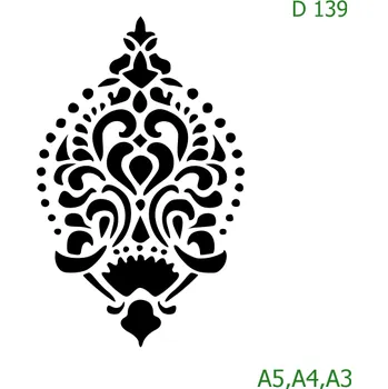 Šablona D 139 - A5 , Nelepící folie