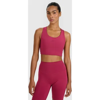 Podprsenka 4F Sportovní tréninková podprsenka Červená XL