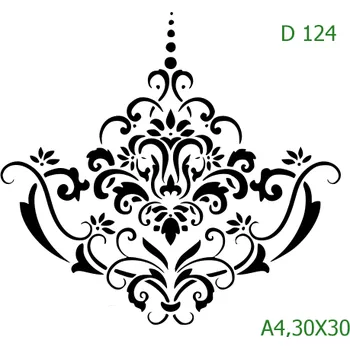 Šablona D 124 - 30 x 30 cm , Lepící fólie