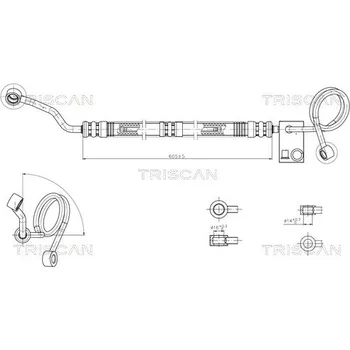 Čep řízení Hydraulická hadice, řízení TRISCAN 8516 29036