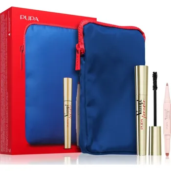 Kosmetická sada PUPA Milano Vamp! PUPA Milano Vamp! Creamy Duo tužka na rty 0,2 g + Vamp! Forever 111 – Forever Black řasenka 9 ml kosmetická sada