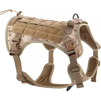 Postroj pro psa Postroj pro psy TACTICAL velikost XL hnědý