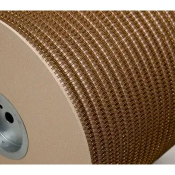 Vázací hřbet Drátěná vazba prům. 11 mm 7/16" počet závěsů 34.000 barva - bronzová dělení 3:1