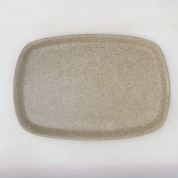 Květináč Keramická podmiska H09 - 28,5 x 19,5 x 1,5 cm - béžová