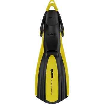 Potápěčské vybavení Ploutve Mares Avanti Pure X žluté Velikost ploutví: M/L